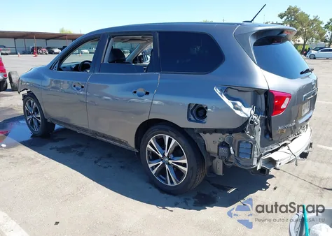 2018 Nissan Pathfinder Platinum из США, поврежденный, VIN 5N1DR2MN5JC664735